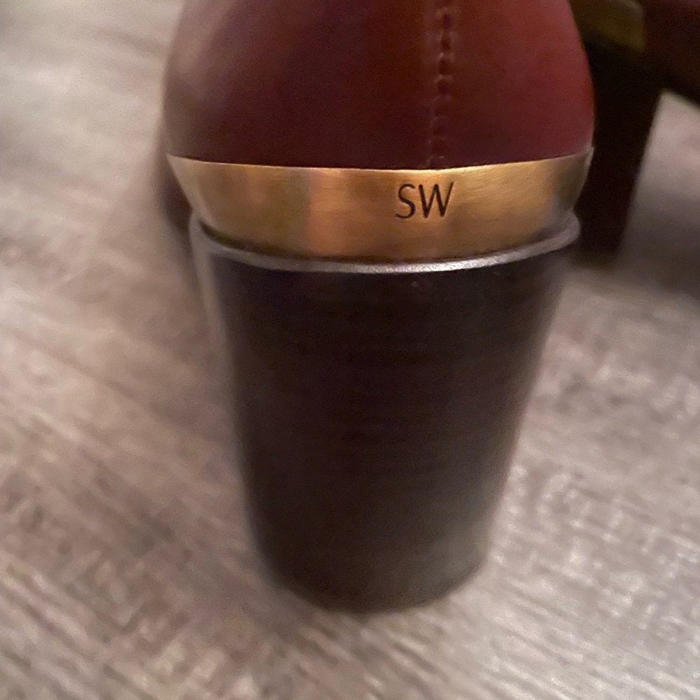 Stuart Weitzman Brown Pointed Toe Pump - image 6